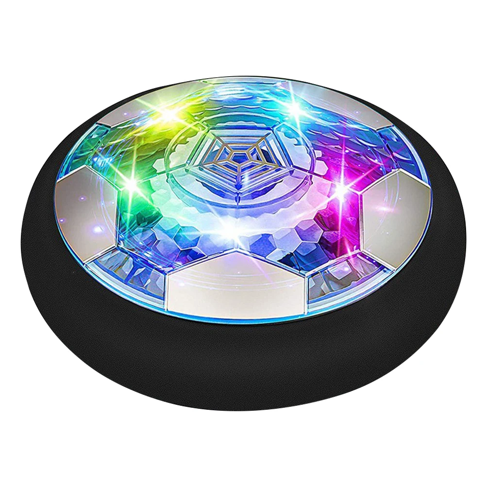 Hover Soccer Ball with LED Light and Foam Bumper Indoor Games Air Power Hover Ball Air Floating Soccer Ball for Boys Girls