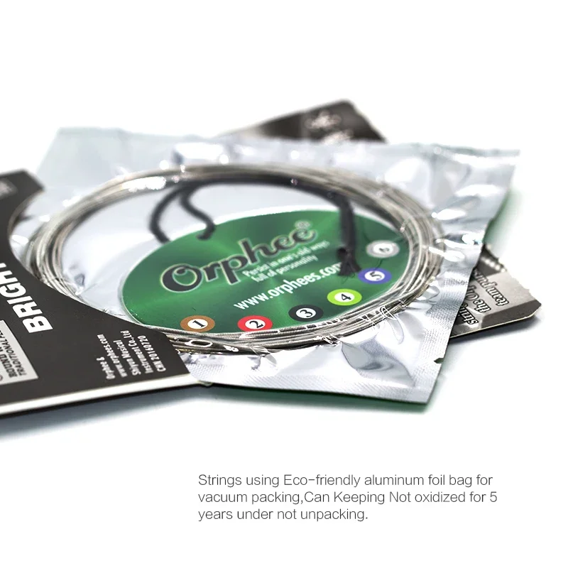 أوتار جيتار كهربائي من الفولاذ الكربوني العالي ، نواة سبيكة سداسية ، أجزاء وملحقات الجيتار ، QE