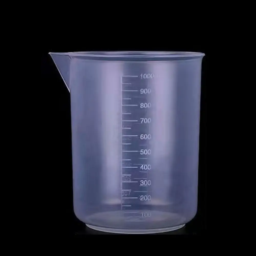 Multipurpose 1PC Stackable Plastic Transparent Thickened Graduated Cylinder Mixing Cups Measuring Cup Beaker