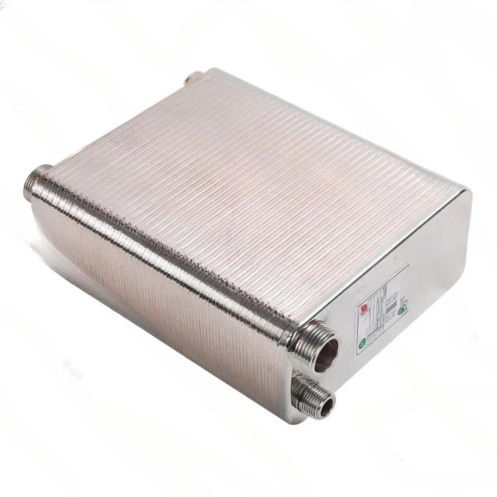 32 38 60 Plates Heat Exchanger Wort Chiller Stainless Steel Homebrew Brewing Beer Cooler Counterflow Chiller Water Heating 5