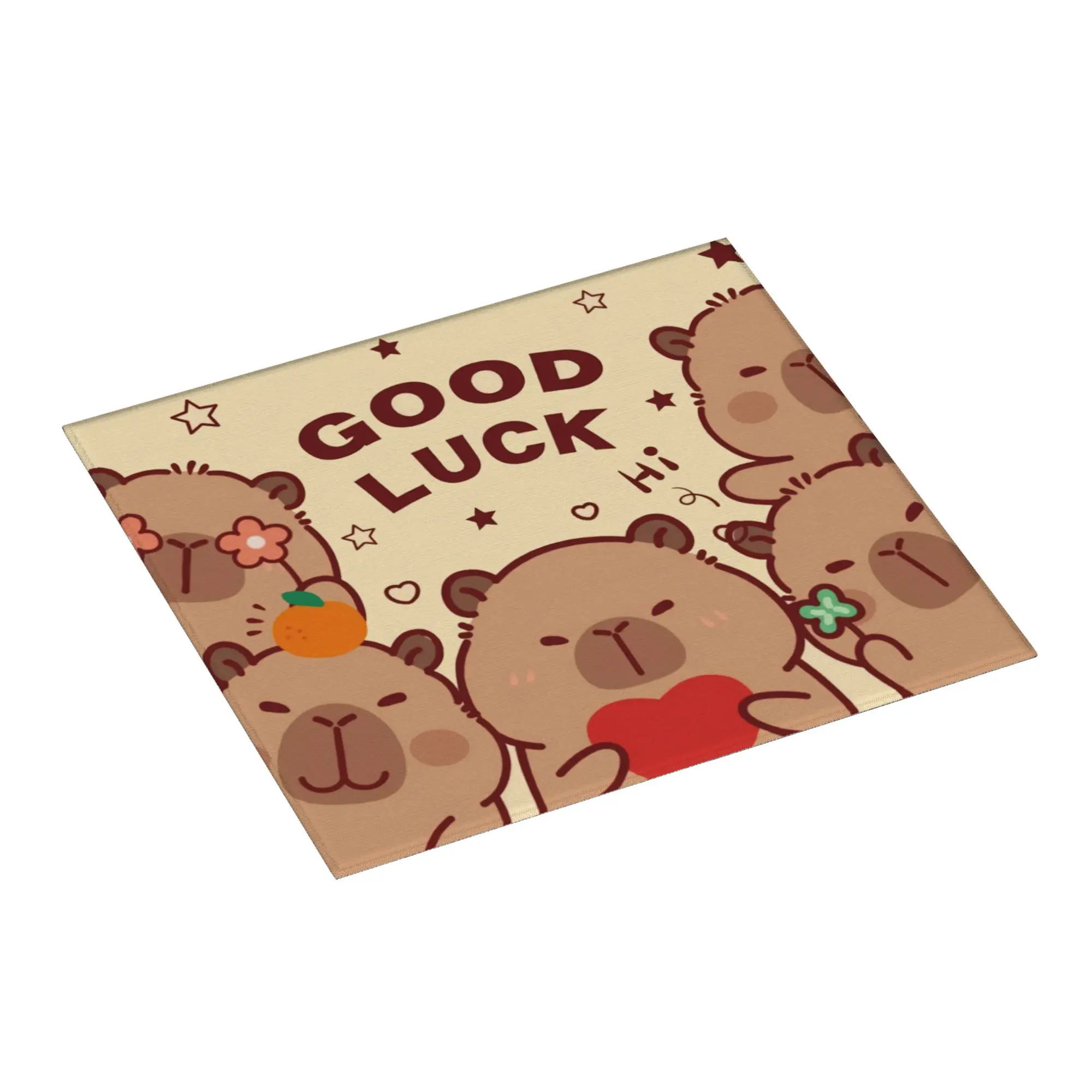 Capybara Non Slip Kitchen Counter Protector Mat Barware Tableware Reusable  Bathroom Drying Mat For Kitchen