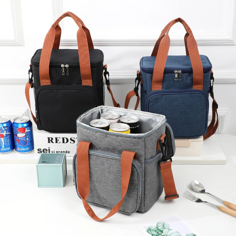 

Lunch bagLunch bag Large-capacity portable lunch box insulation bag that can be worn crossbody