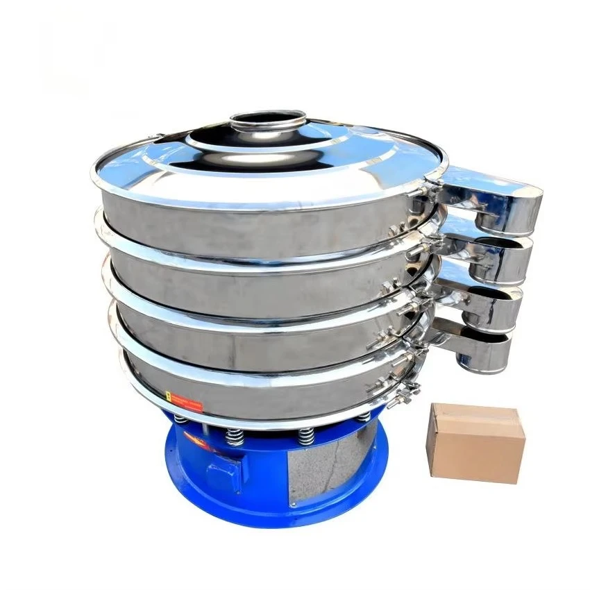 Small-sized Stainless Steel Anti-static Sorting Screen, Rice Flour, Hawthorn Flour, Walnut Flour Circular Vibrating Screen