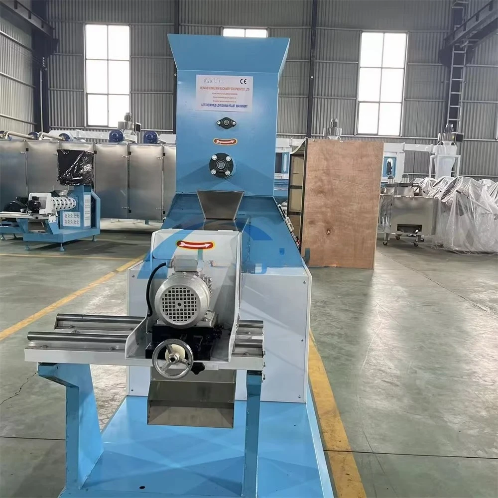 ماكينة بثق أعلاف الأسماك العائمة الأوتوماتيكية بقدرة 500 كجم/ساعة، ماكينة بثق أغذية الحيوانات الأليفة والقطط بقدرة 37 كيلو وات #4