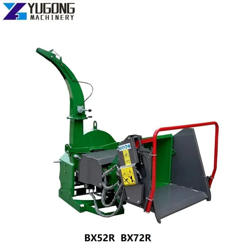 YG Forestry Log Wood Splitter Processer Mulcher Logging Equipment Wood Chopper CE Approved WC8 Wood Chipper for Tractor PTO