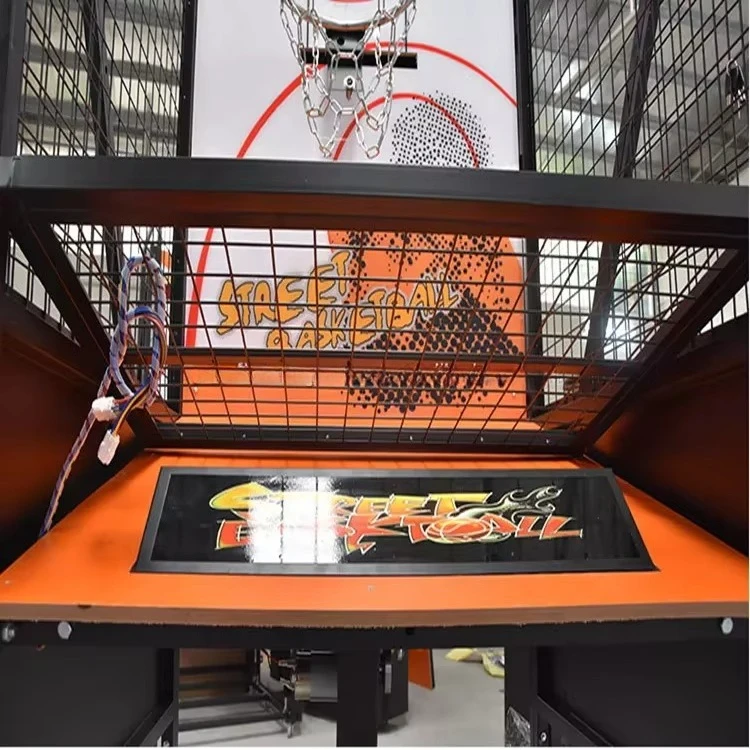 Amusement Park Collapsible Coin Operated Street Basketball Shooting Game Machine