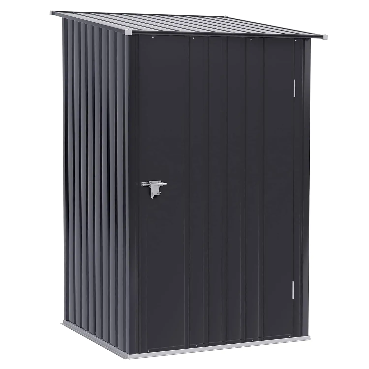 Metal Garden Shed 3.3' X 3.4' Galvanized Tool House with Lockable Door for Backyard Patio Lawn, Customized