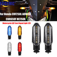 2pcs Motorcycle LED Turn Signal Lights Mini Amber Flashing Light Blinker Turn Signal Lamp 12V Moto Indicator Accessories