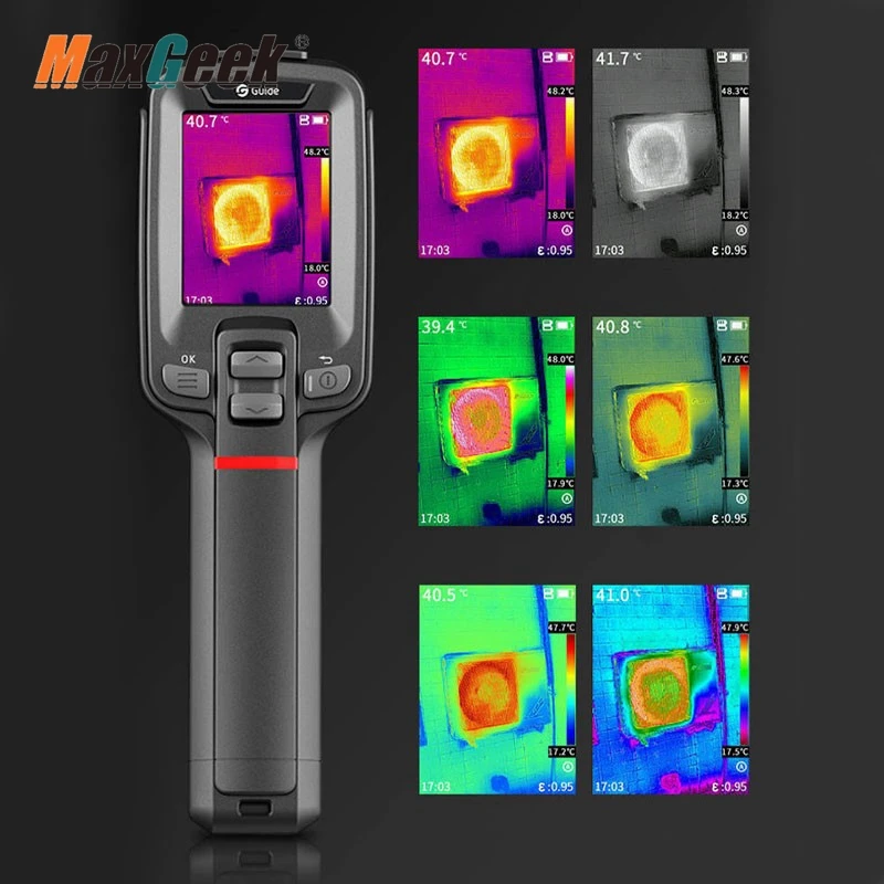 Maxgeek Guide PC210 256x192 Thermal Imager Thermal Camera for Electronic PCB Circuit Repair Car Inspection