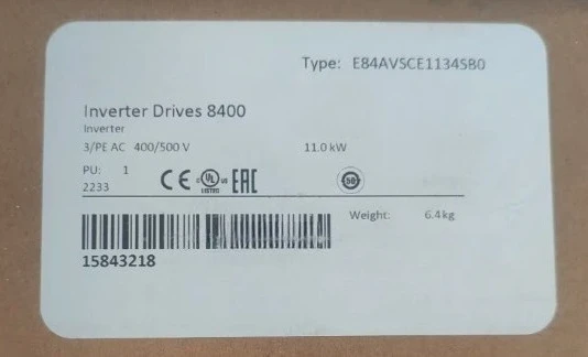 

Brand New Original E84AVSCE1134SB0 Inverter Fast Delivery