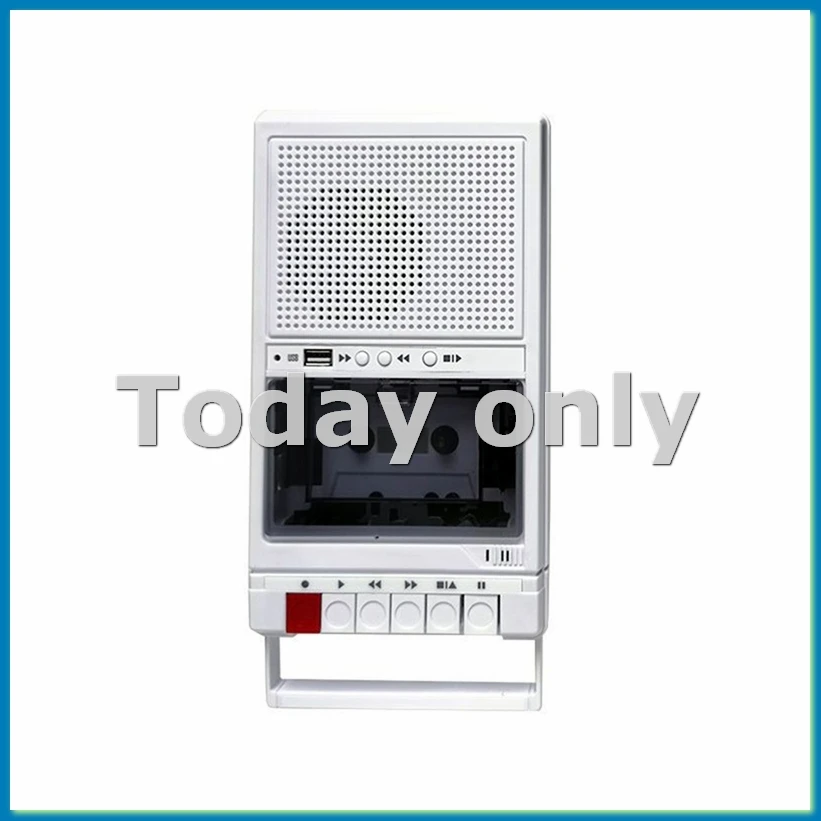 

Кассетный магнитофон и плеер в стиле ретро поддерживает внутреннюю и внешнюю запись и передачу через USB — ABFT