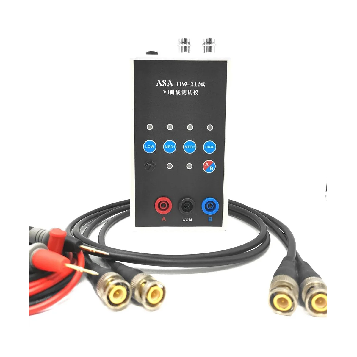 HW-210K Handheld Dual-Channel VI Curve Tester Circuit Board Online Detection for ASA Tester 4 Gear Frequency Alternating