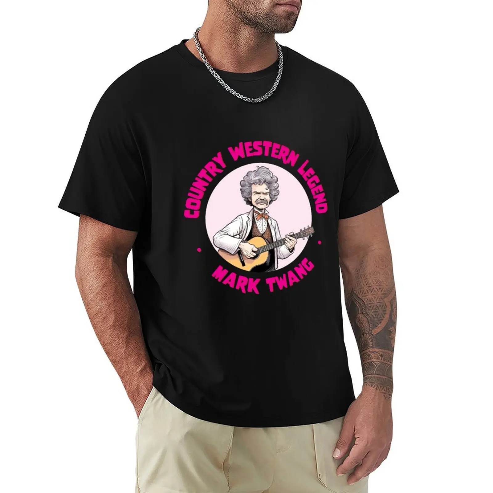 

Mark Twain Humor // Mark Twang T-Shirt Casual Breathable Short Sleeve Top
