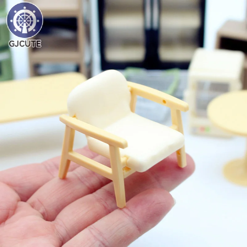 1Pcs Dollhouse Mini Sofa Chair Micro Scene Model DIY Living Room Family Toy Doll Girl Gift Dollhouse Furniture Accessories