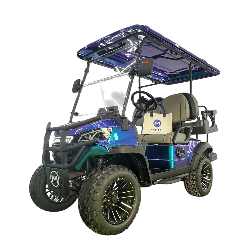 Heißer Verkauf 48V 2-4-6 Sitzer Side by Side 4*4 Elektrische Golf Warenkorb Angepasst farbe Unterstützung Sightseeing Golf Buggy Auto