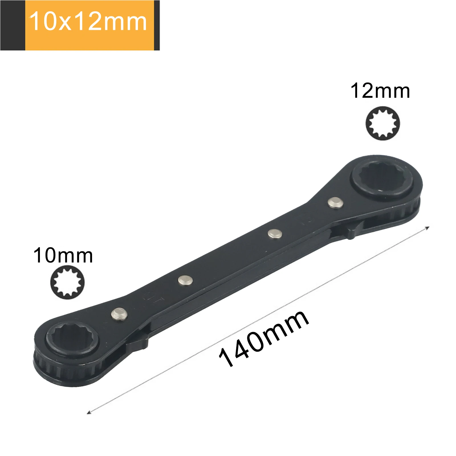 Professional Double Box End Wrench Set 621mm Ratcheting Tool for Automotive Repairs with Improved Access Design