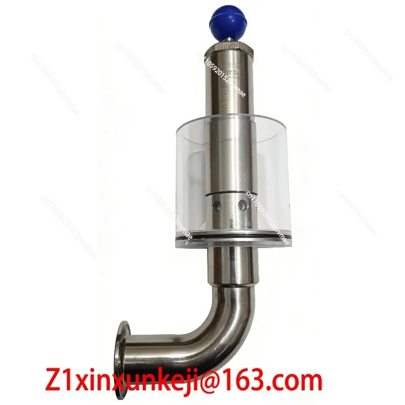 304 Stainless Steel Fermentation Tank Exhaust Valve Pressure Gauge Safety Automatic Exhaust Valve