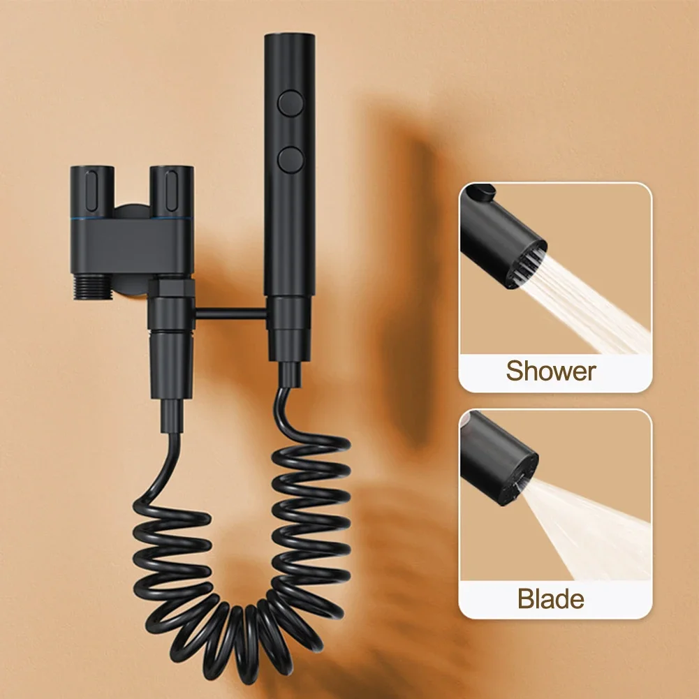 

High Quality Functional Home Toilet Spray Support Bracket Cleaning Flexible Hose Two Modes Versatile Adjustable Bidets