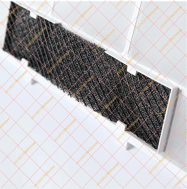 AC Filter Cotton Replacement for Midea & Gree, Antibacterial & Formaldehyde Removal Mesh