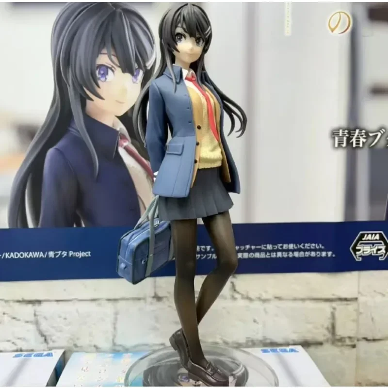In Magazzino Originale Genuino SEGA Rascal Non Sogna Coniglietta 18 cm Sakurajima Mai Anime Figura Modello Giocattoli Collezione Regali