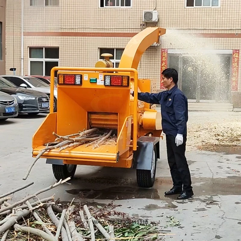 

Forestry Machinery Drum Tree Branch Wood Chipper Shredder