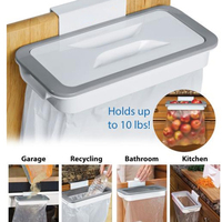 Kitchen Upgraded version Kitchen Trash Storage Hanger Garbage Bag Holder Plastic Bracket Stand Rack Accessories Kitchen Gadgets