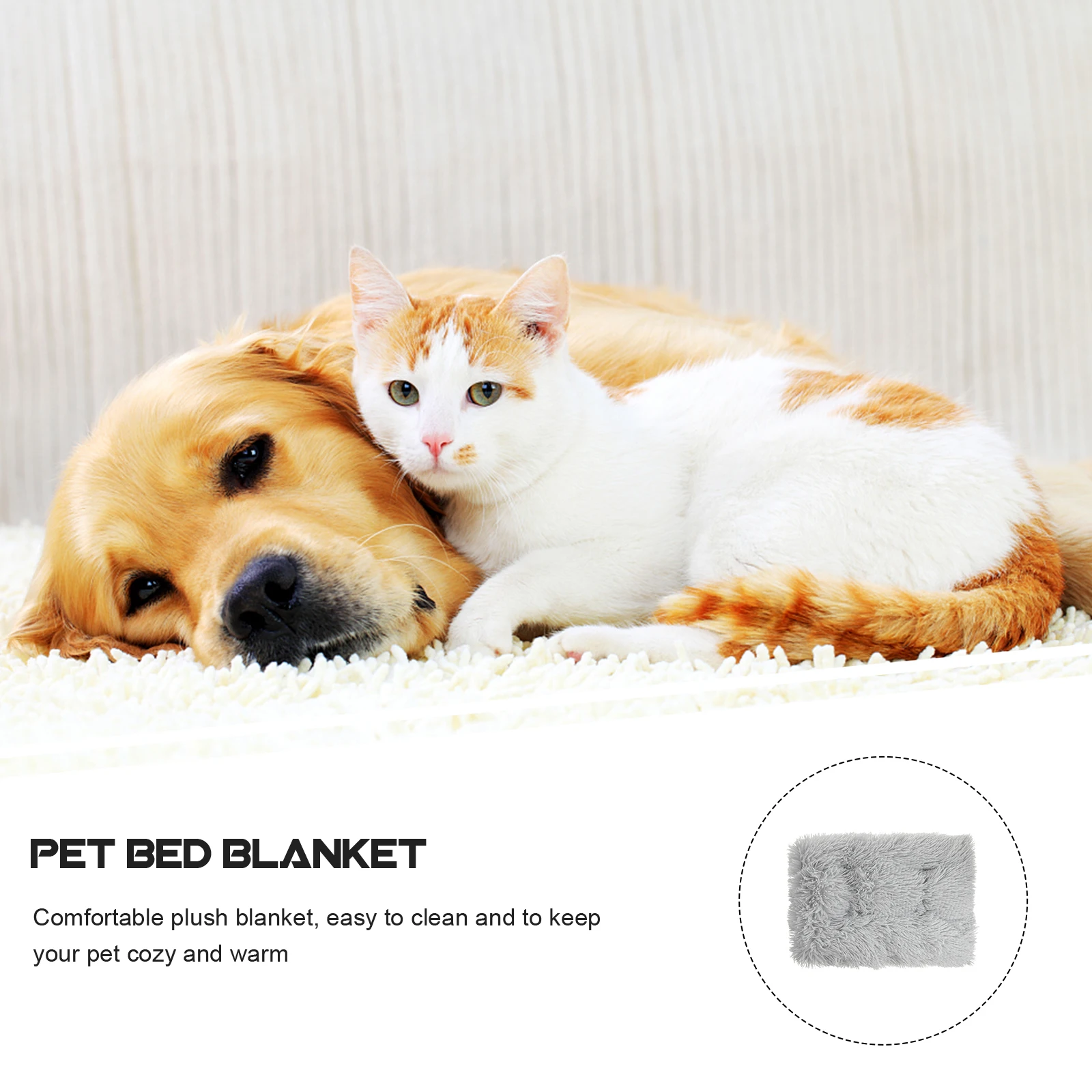 1 قطعة بطانية حرارية طويلة كومة للحيوانات الأليفة الصغيرة عالية الجودة غير مزعجة حصيرة ل هريرة جرو وسادة نوم مريحة الاستخدام المريح #1