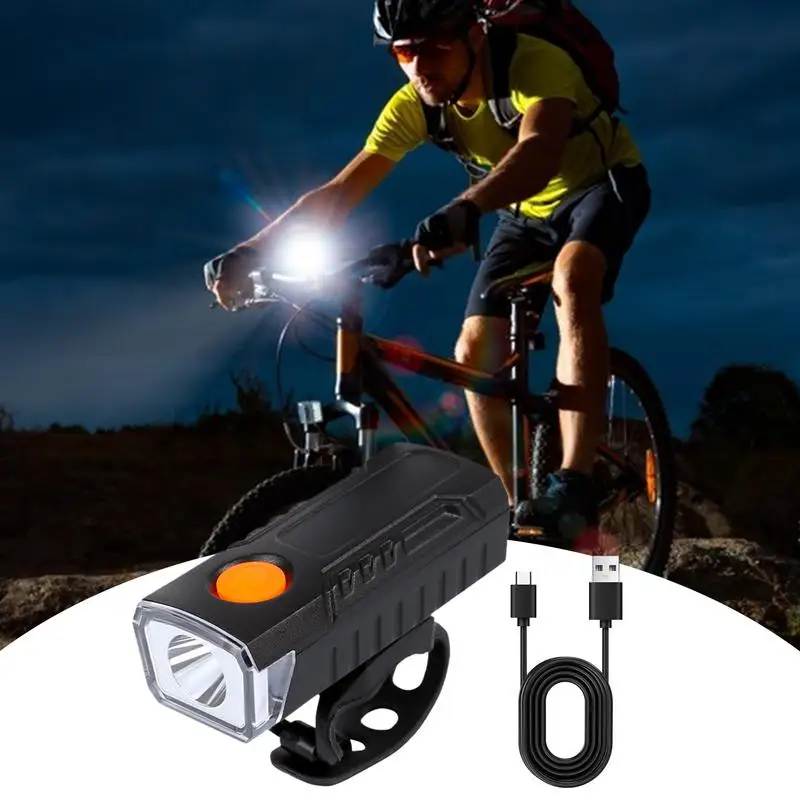 Bicycles Front Headlight Waterproof Bikes Light Built-in Battery Multiple Lighting Modes Cycling Headlight For Road Bikes