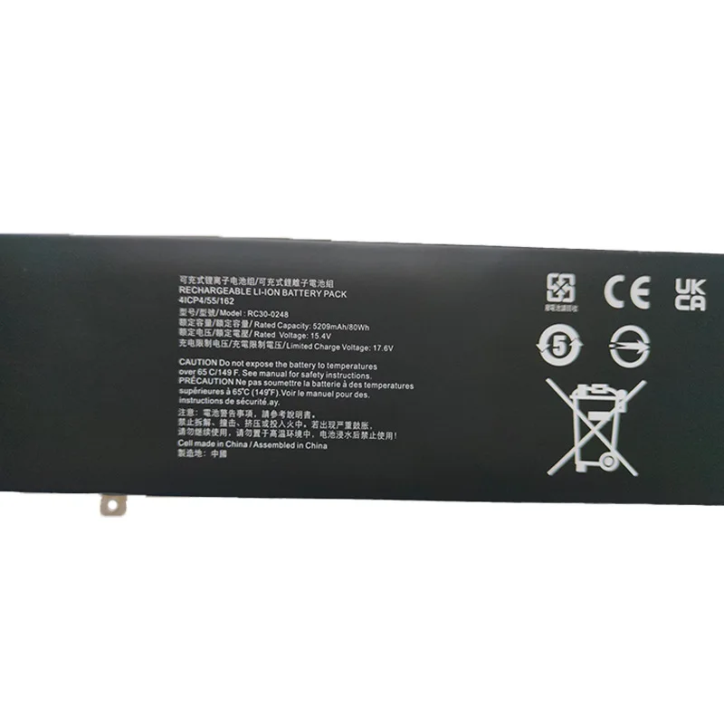 15.4v 5209mah RC30-0248 RZ09-0238 bateria do portátil para razer blade stealth 15 2019 rtx 2070 max-q RZ09-02386 RZ09-02385W71-R3W1