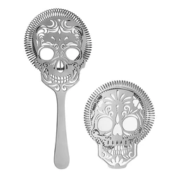 Skull Shape Bar Cocktail Strainer Hawthorne Strainer Stainless Steel Bar Tool