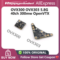 Happymodel OVX300 OVX303 5.8G 40CH 300mW Adjustable OpenVTX Video Micro Transmitter for RC FPV Tinywhoop Nano Micro Long Range
