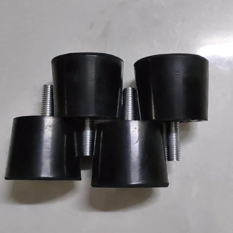 1/5pcs  M8 M10 Rubber Foot Mute Adjusting Foot Soft Rubber Mechanical Shockproof Adjusting Foot Cushion Shock Absorbing Foot