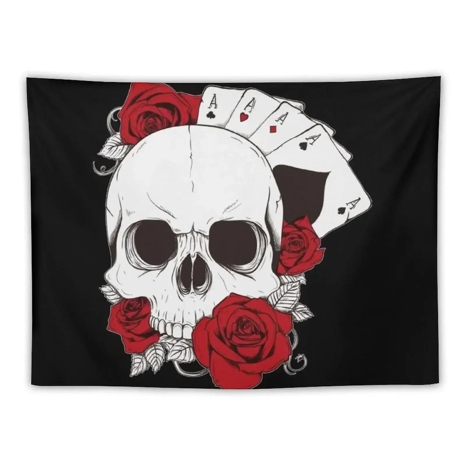 

POKER DEATH Tapestry Cute Decor Wall Decoration Items Tapestry