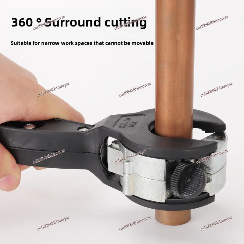 

Ratchet fast aluminum copper pipe cutter stainless steel bellows