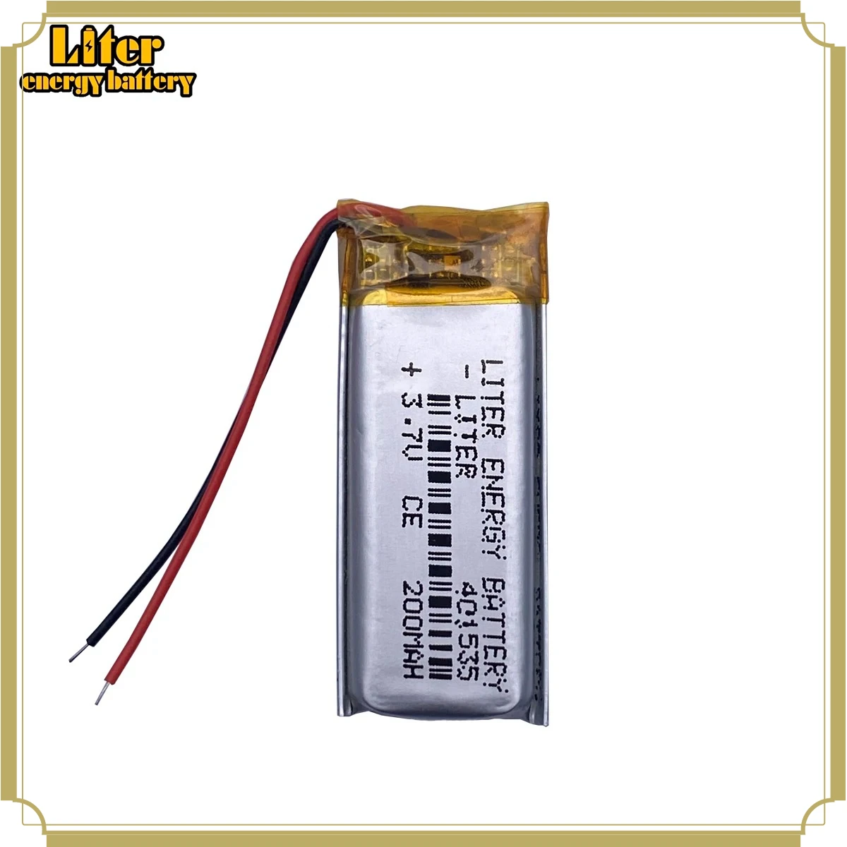 401535 3.7V 200MAH Polymer rechargeable batteries MP3 MP4 MP5 DVD DVR GPS navigator