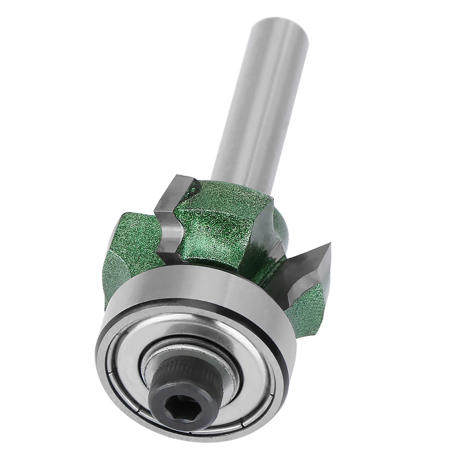 4 Teeth Trimming Cutter Edge Trimmer Router Bit 1/4" Milling Cutter Woodworking Tools Edge Trimmer Cutter