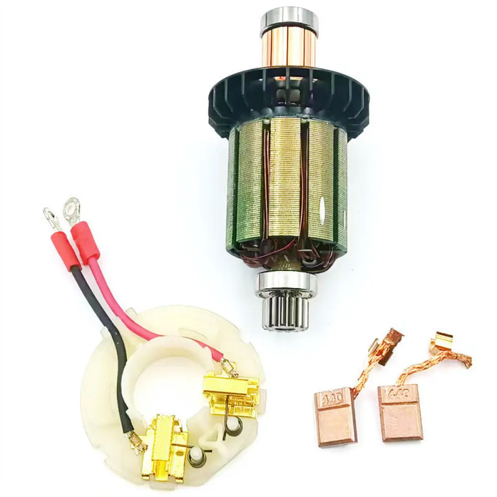 Carbon Brush Assembly For Makita DDF458 DDF448 LXT Impact Drill Motor Brush Holder Replacement Power Tool Maintenance Supply