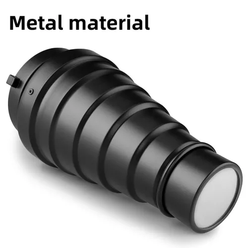 Imagen 2 del producto GODOX SN-01 Bowens accesorios de Flash de estudio Snoot grandes accesorios de iluminación de estudio profesionales adecuados para S-Type DE300 SK400 II