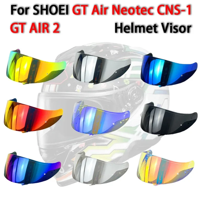 Visera de casco para SHOEI GT Air Neotec CNS-1 TC-5 TC-9 GT Air 2 Helmet Shield Uv Cut Casco Moto Face Shield Visera Windshield