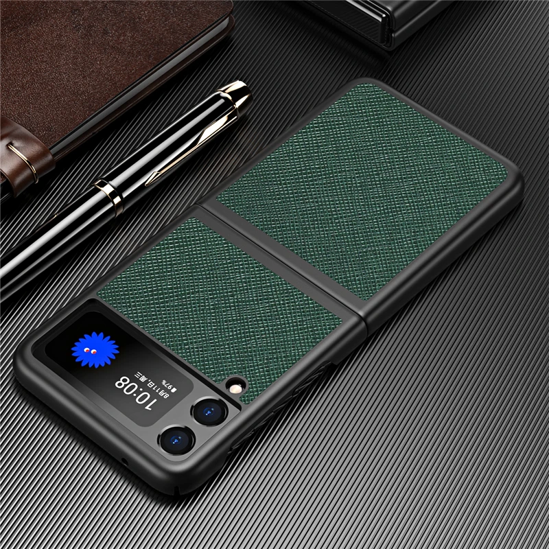 Business Ultra Thin Phone Cover Case for Samsung Galaxy Z Flip 3 Flip3 5G Fold 3 2 Fold3 Fold2 Matte Feeling Capa Coque