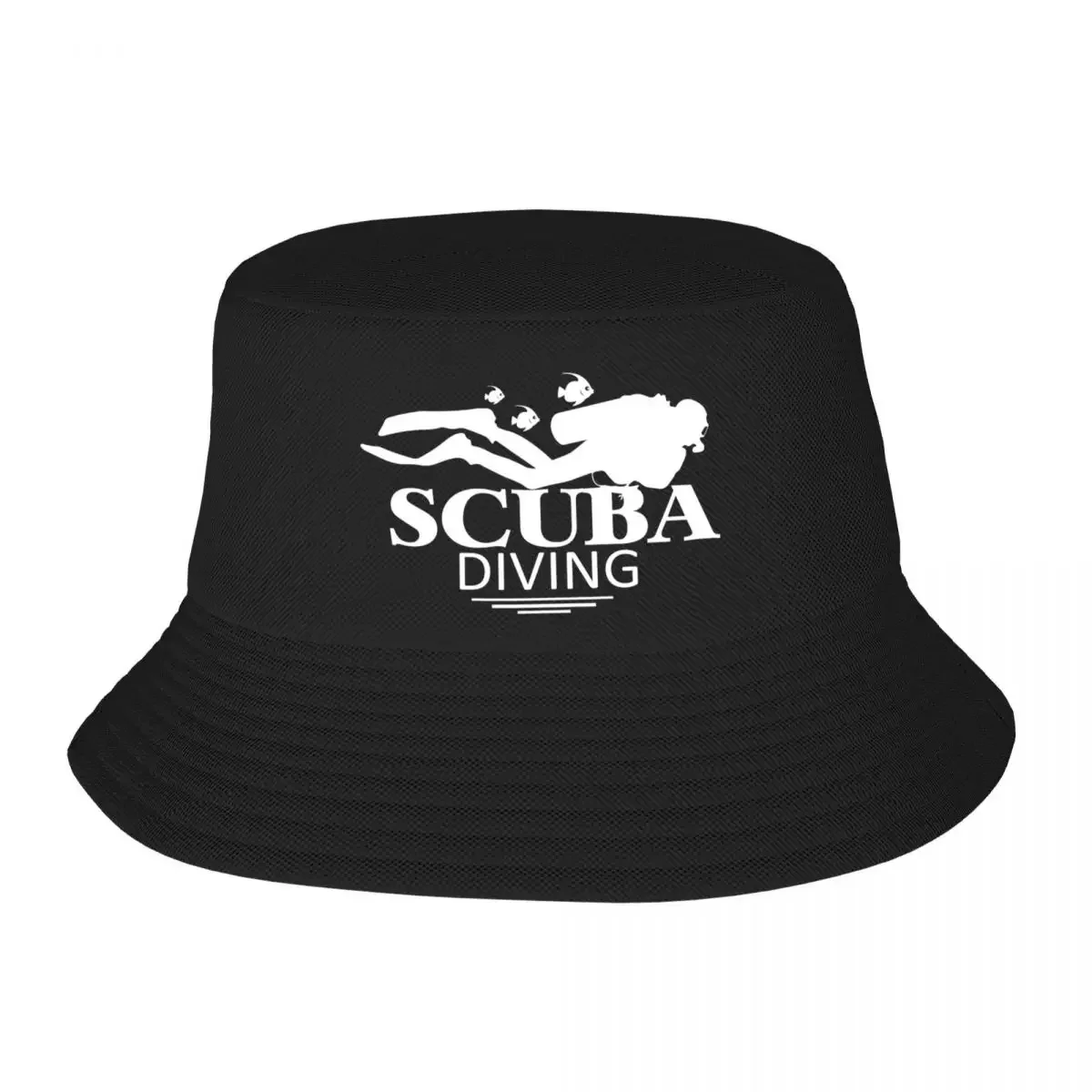 2026 New Custom Funny Scuba Diving Bucket Hat Women Men Dive Outdoor Sun Summer Camping Fishing Cap