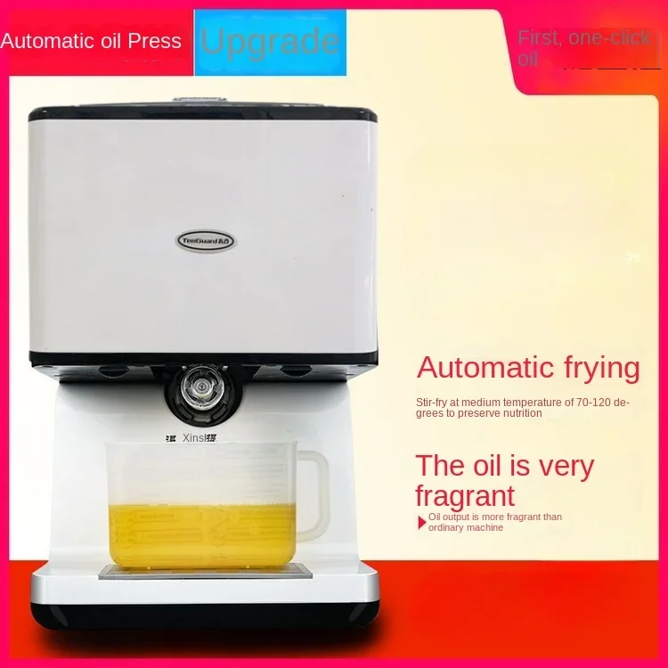 

220V Oil Presser for Home and Commercial Use with Multi-function and Intelligent Control
