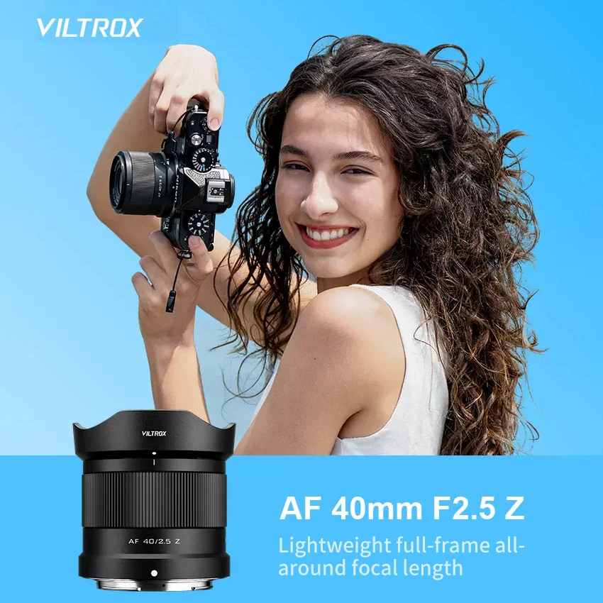 VILTROX 40mm F2.5 Z Mount Lens, AF 40mm f/2.5 Z Full Frame Lens for Nikon Z Mount Zf Z7II Z6II Z8 Z9 Z5 Z30 Z50