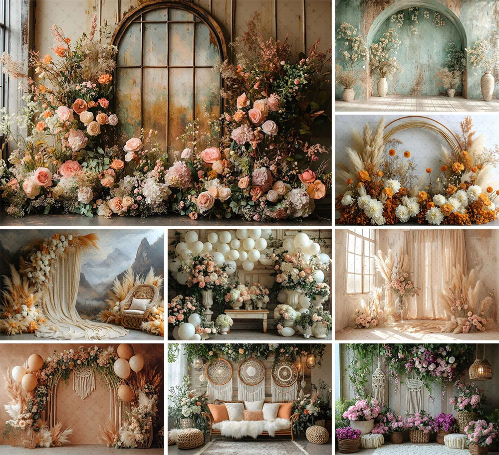 mehofond-fotografia-fundo-retro-quarto-boho-arco-floral-adulto-aniversario-casamento-maternidade-retrato-decoracao-pano-de-fundo-foto-studi