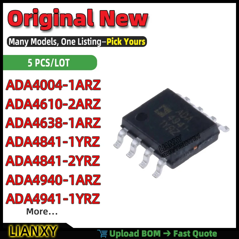 ADA4610-2ARZ ADA4940-1ARZ ADA4941-1YRZ ADA4841-2YRZ ADA4638-1ARZ ADA4841-1YRZ ADA4004-1ARZ ADA4084-1ARZ ADA4897-1ARZ SOIC-8