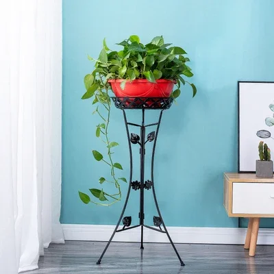 Living Room Tall Flower Shelf Floor-standing Long Vine Plant Stand Indoor Balcony Plant Hanging Shelf Vertical Garden Rack