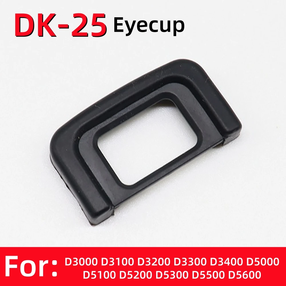 Weicher Gummi DK-25 Augenmuschel-Sucher-Abdeckung für Nikon D3100 D3200 D3300 D3400 D5100 D5200 D5300 D5500 D5600 Kamera-Zubehör