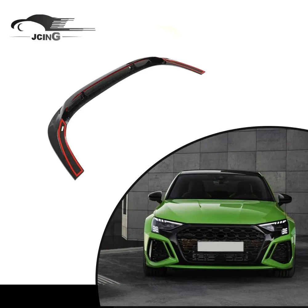 

Предварительный передний спойлер из углеродного волокна для Audi RS3 8Y Sedan 2022, подтяжка лица