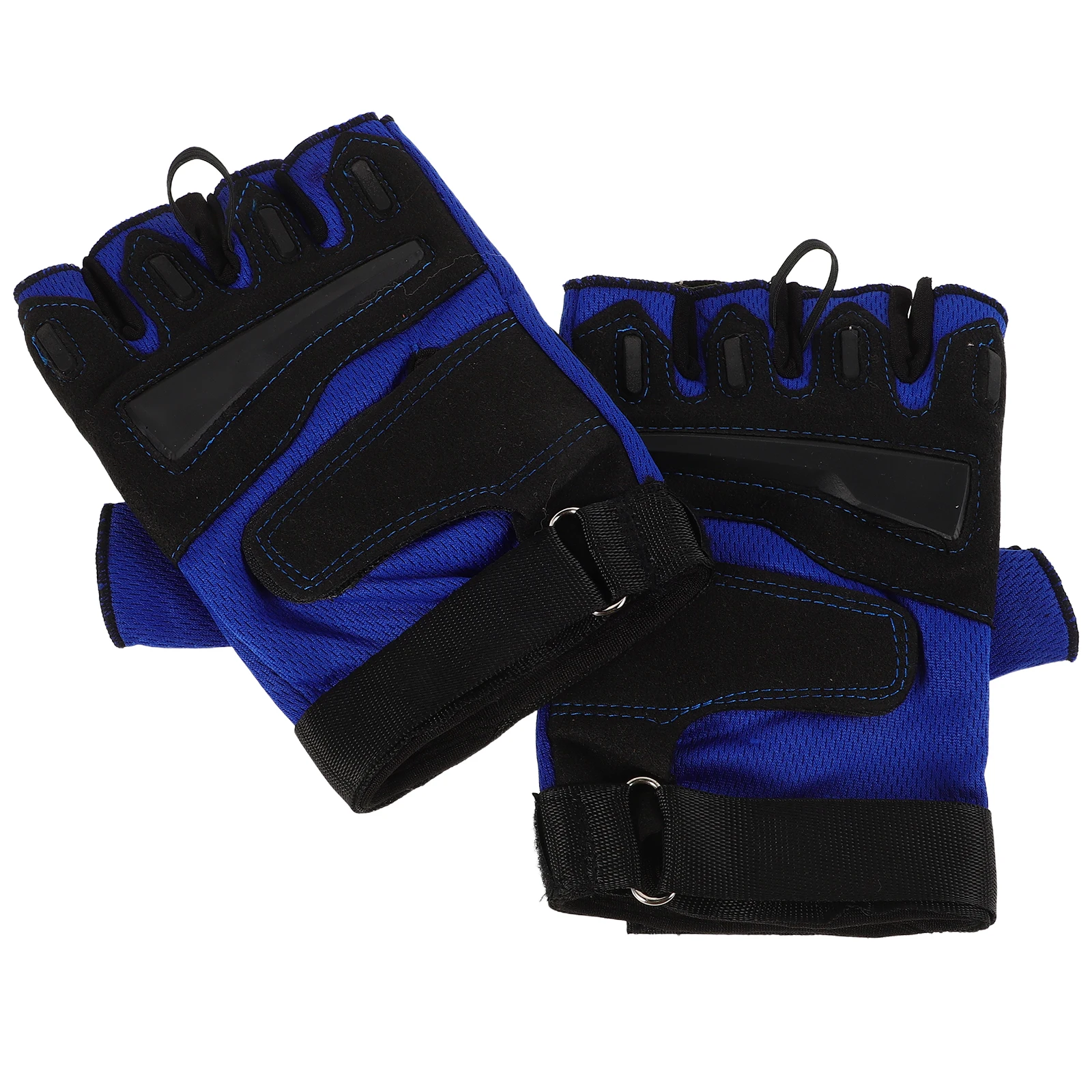 

1 Pair Anti-Slip Cycling For Men Outdoor Sports Fitness Half Finger Gloves Breathable Mitten Wear-Resistant Grip Camping