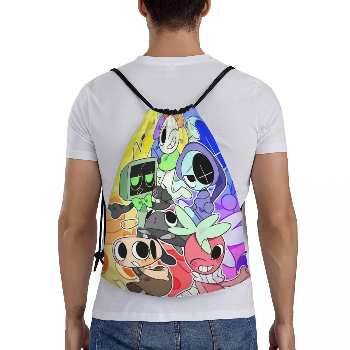 

Dandy's World Dandy Backpacks Fashion Portable Drawstring Bundle Pocket Sports Bag Book Bags For Man Woman Students